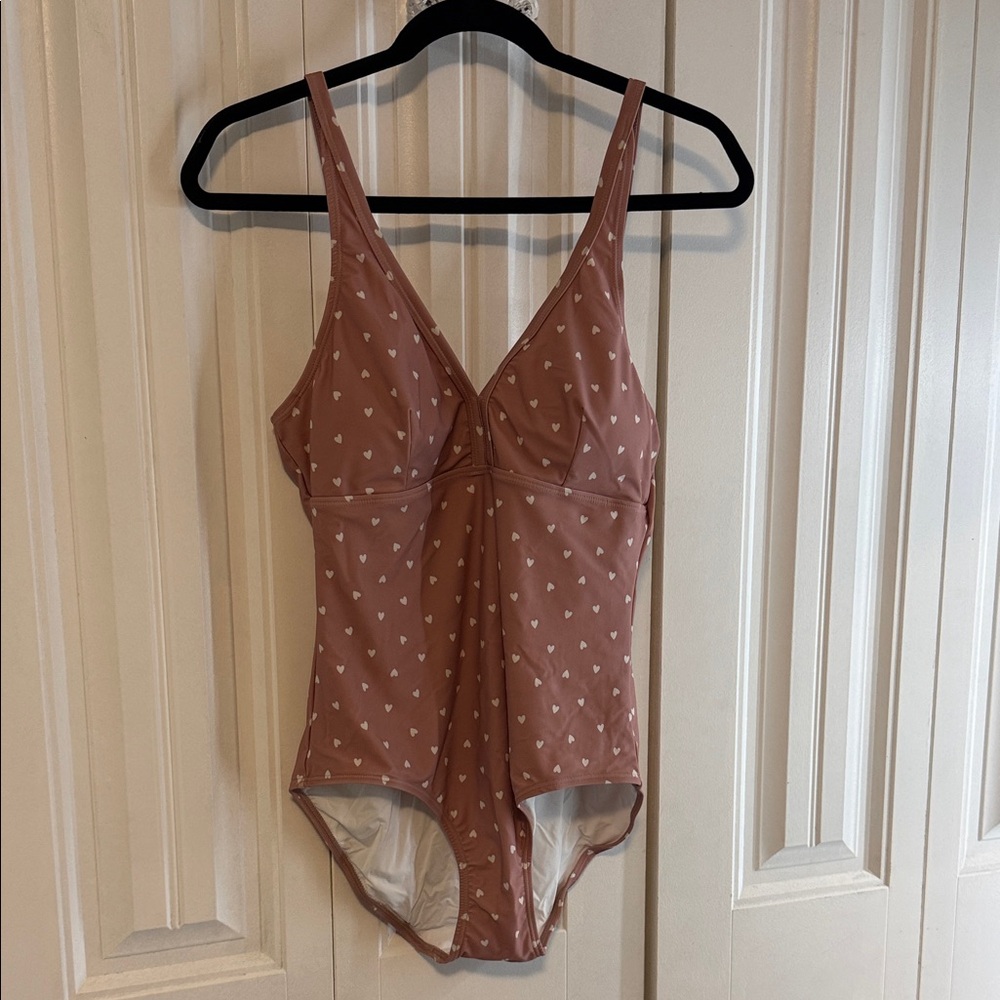 Current Tyed medium Charlotte Pink Heart One-Piece Swimsuit